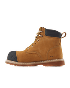 Kiwi Premium 6" Waterproof Steel Toe Cap-Toe Work Boot – Wheat - MEM Supply Co.