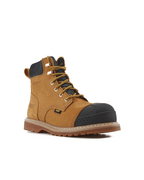 Kiwi Premium 6" Waterproof Steel Toe Cap-Toe Work Boot – Wheat - MEM Supply Co.