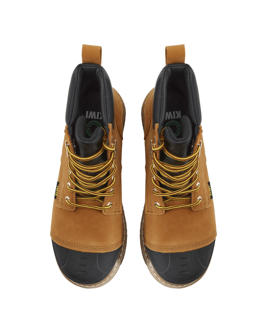 Kiwi Premium 6" Waterproof Steel Toe Cap-Toe Work Boot – Wheat - MEM Supply Co.