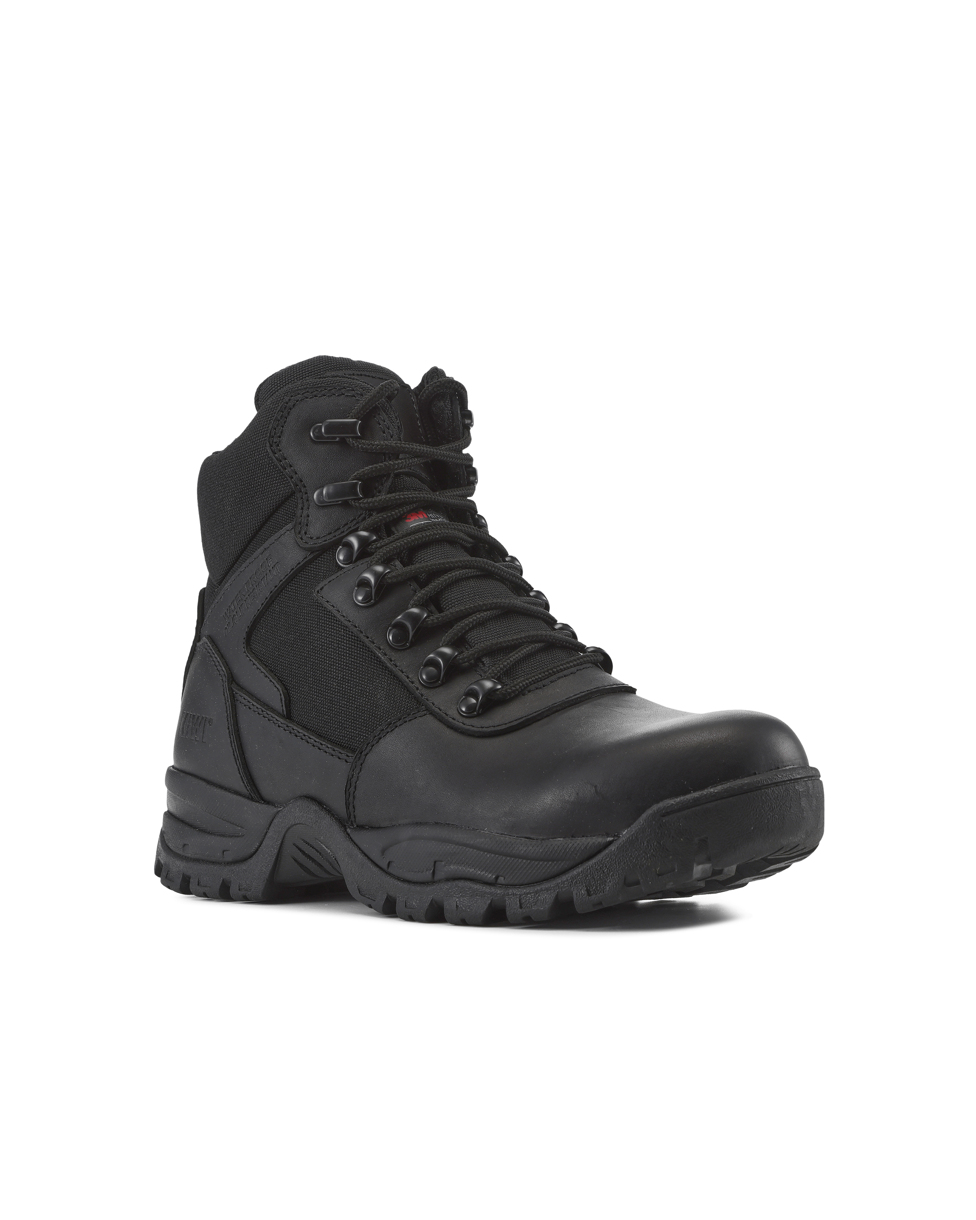 Kiwi Rugged 6" Waterproof Side-Zip Composite Toe Tactical Work Boot – Black - MEM Supply Co.