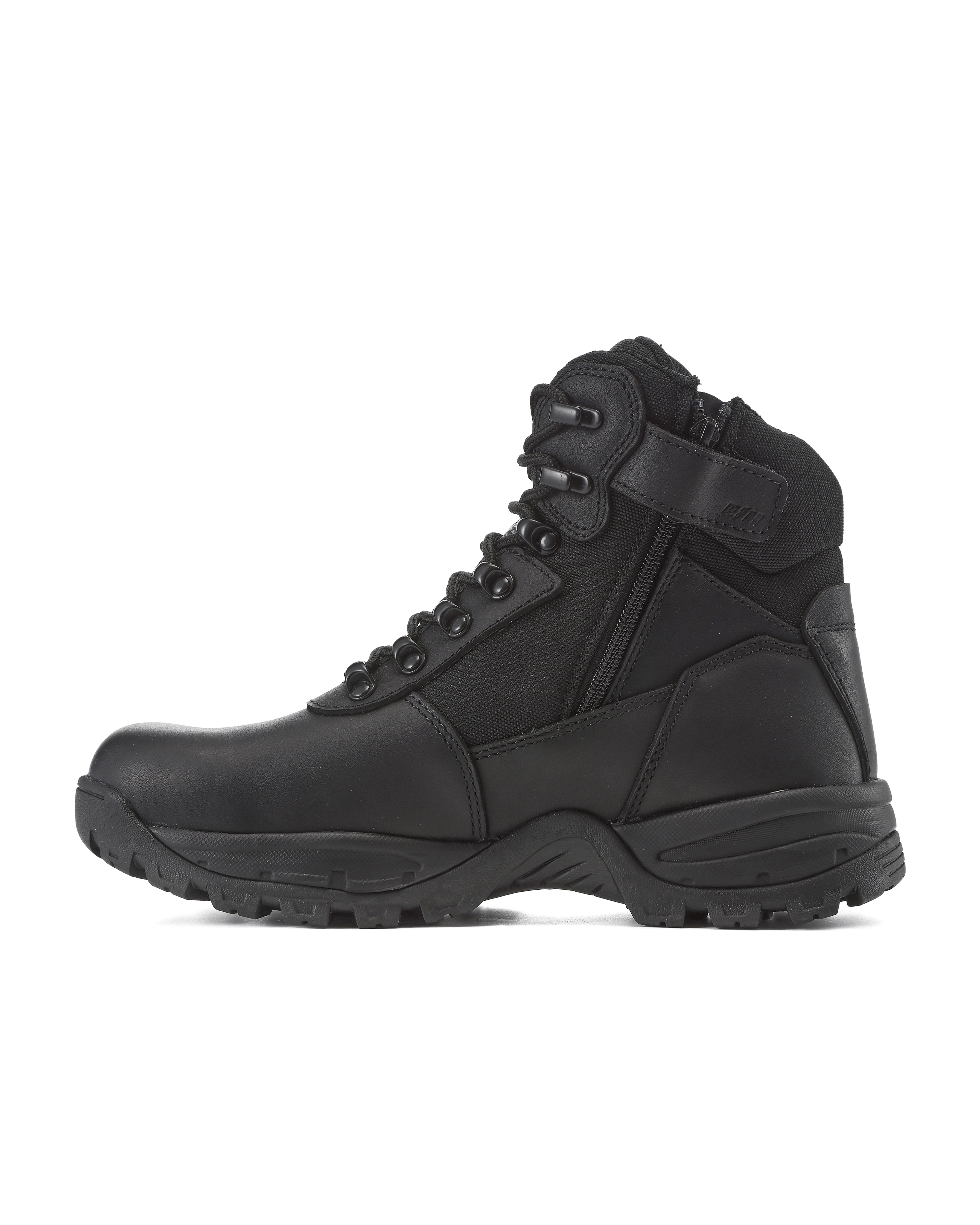 Kiwi Rugged 6" Waterproof Side-Zip Steel Toe Tactical Work Boot – Black - MEM Supply Co.