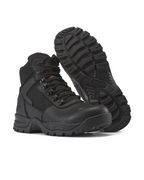 Kiwi Rugged 6" Waterproof Side-Zip Steel Toe Tactical Work Boot – Black - MEM Supply Co.