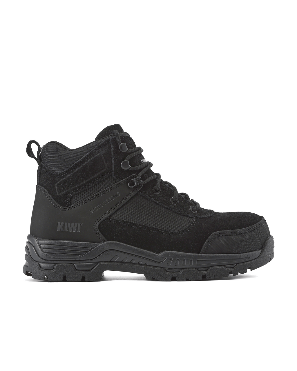 Kiwi Trek 5" Water-Resistant Steel Toe Work Boot – Black - MEM Supply Co.