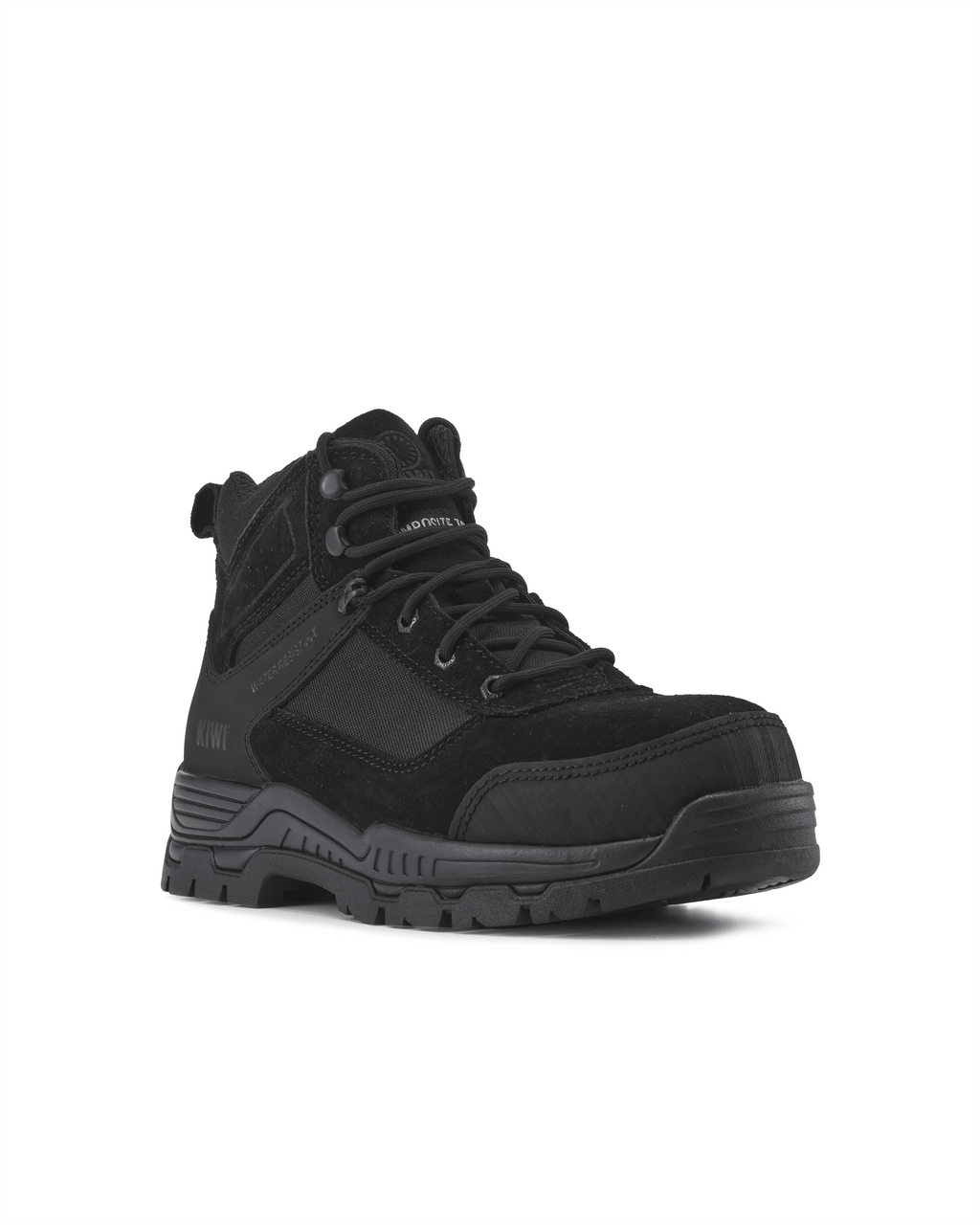 Kiwi Trek 5" Water-Resistant Steel Toe Work Boot – Black - MEM Supply Co.