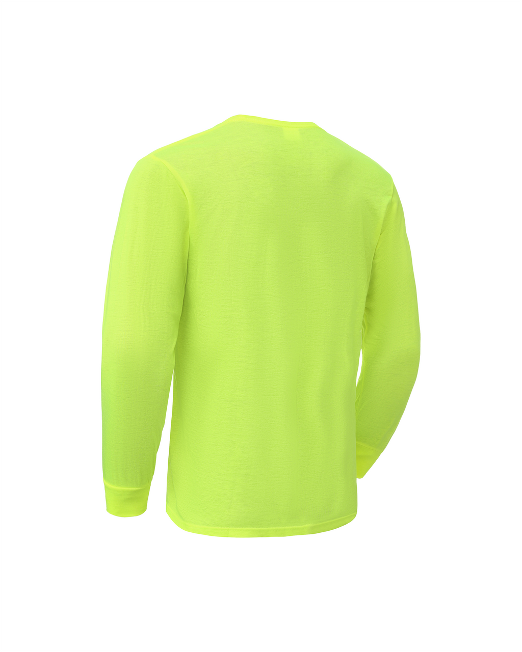Ideal Club Cotton-Feel Neon Long Sleeve Hi-Vis Work Shirt