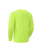 Ideal Club Cotton-Feel Neon Long Sleeve Hi-Vis Work Shirt
