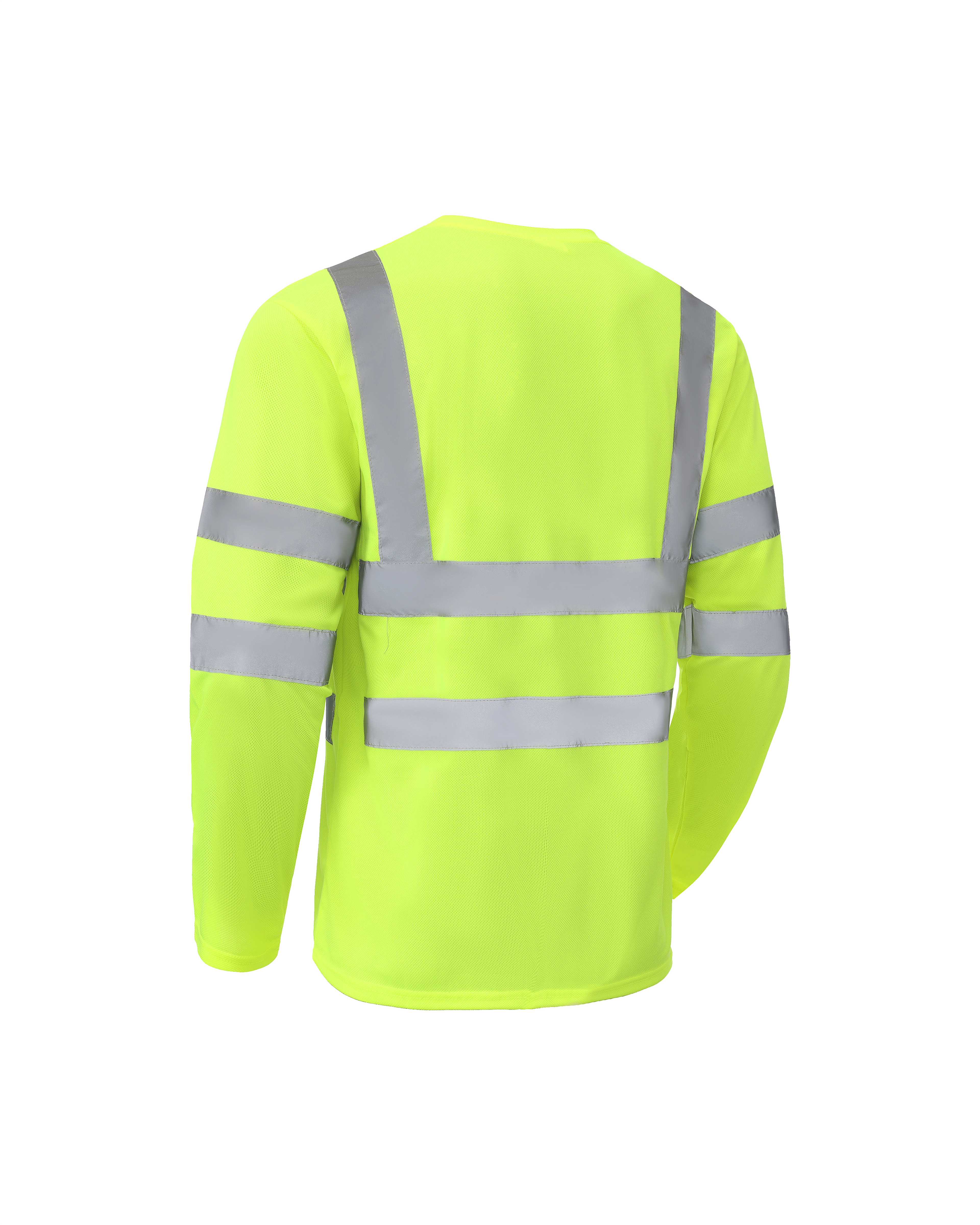 Ideal Club Class 3 Neon Long Sleeve Hi-Vis Safety Shirt