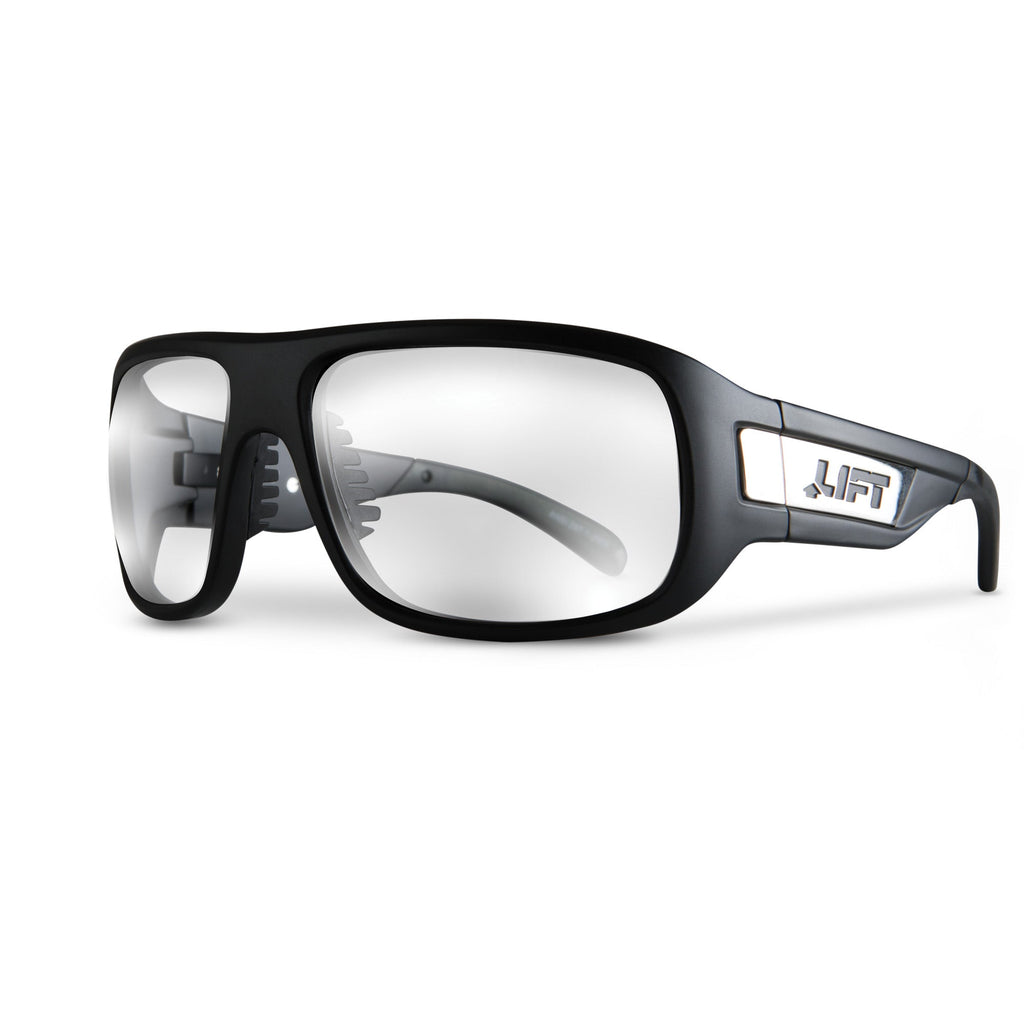 LIFT Safety BOLD Large-Fit ANSI Z87.1 Safety Glasses – Matte Black - MEM Supply Co.