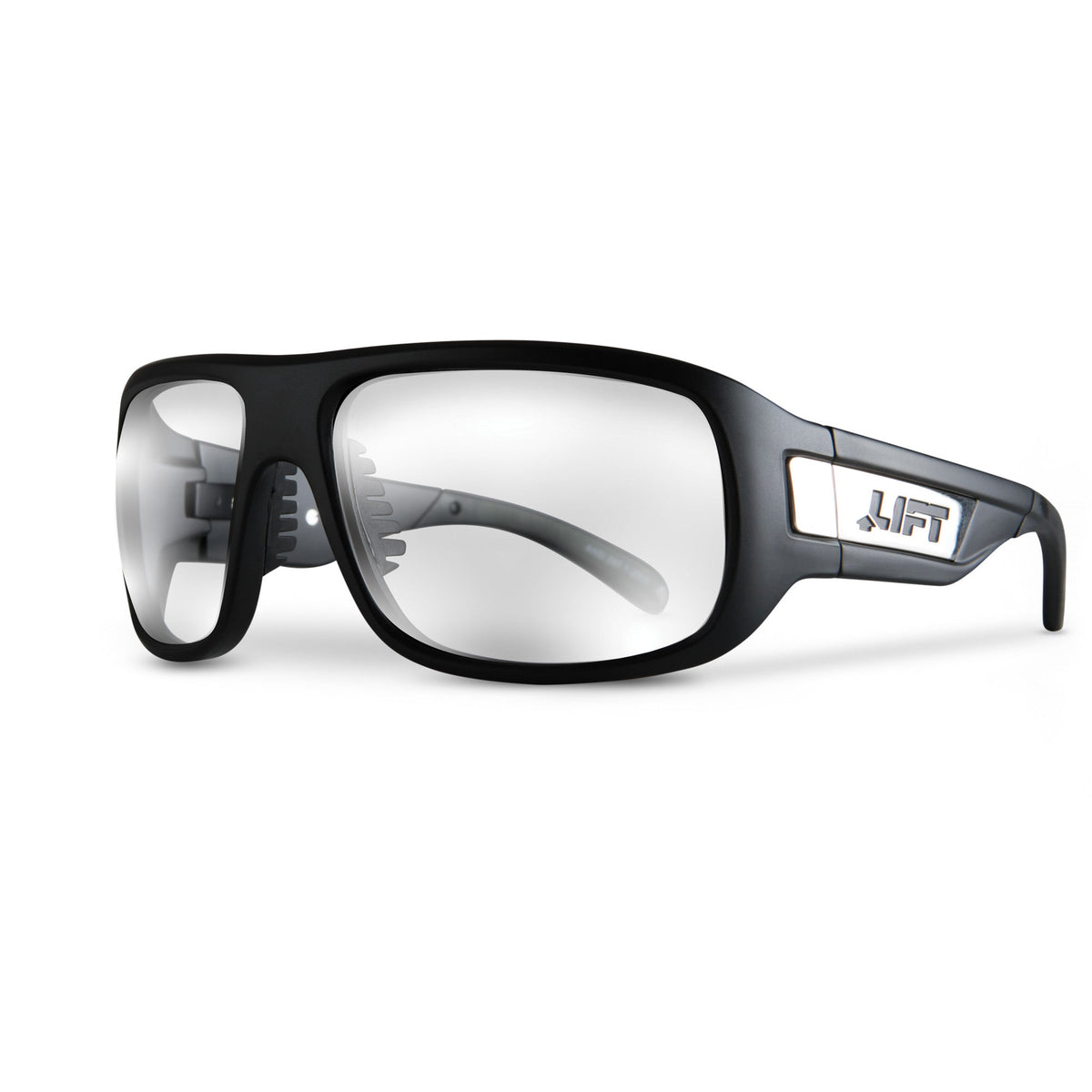 LIFT Safety BOLD Large-Fit ANSI Z87.1 Safety Glasses – Matte Black - MEM Supply Co.