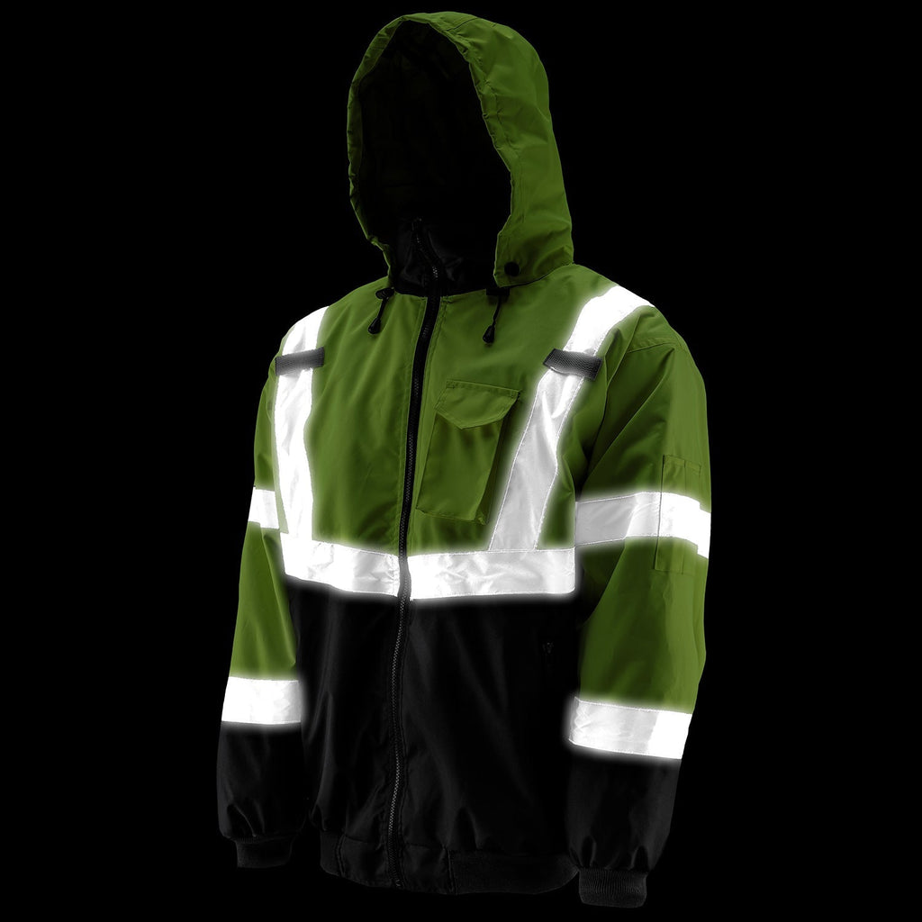 LIFT Safety Class 3 Waterproof Hi-Vis Bomber Jacket – Yellow - MEM Supply Co.