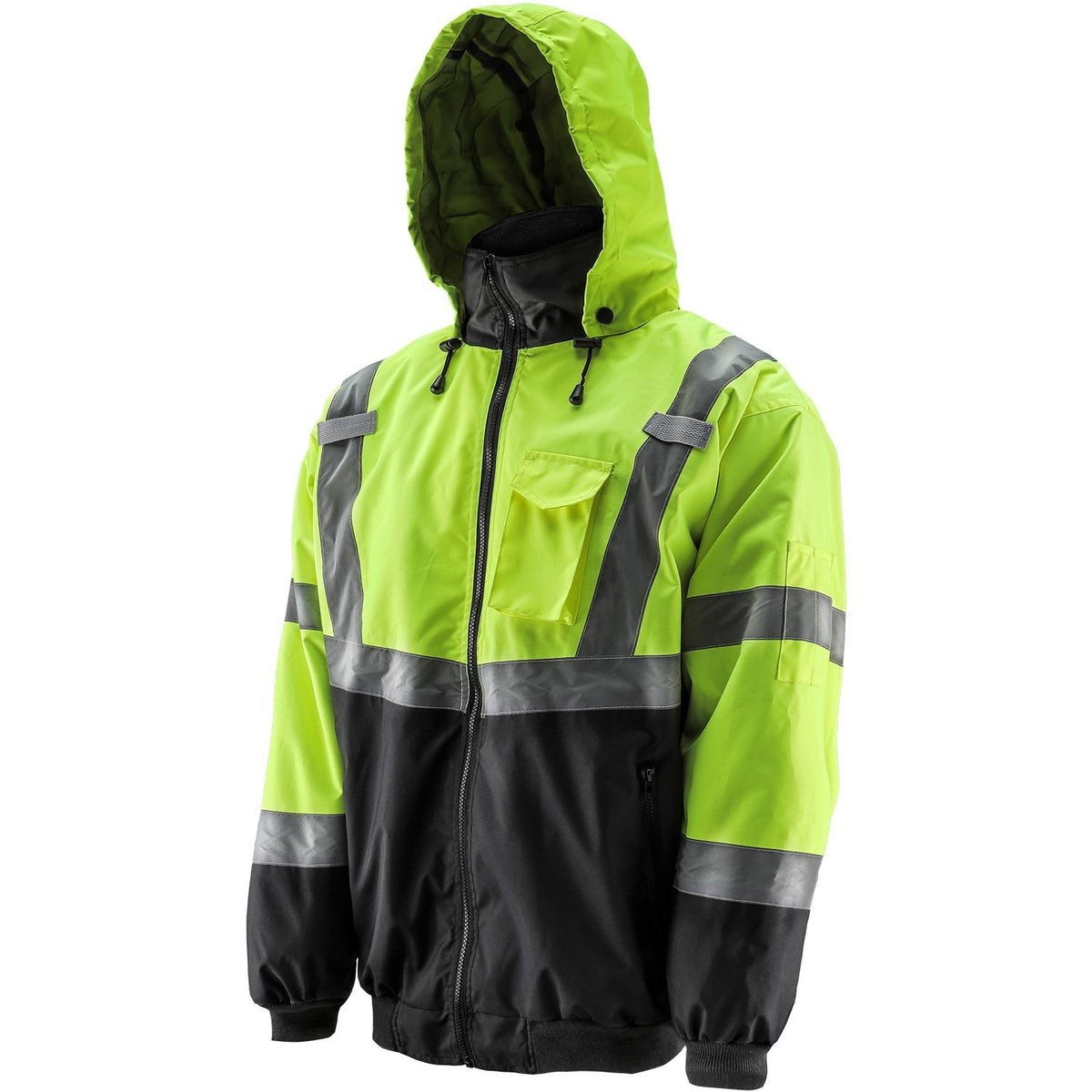 LIFT Safety Class 3 Waterproof Hi-Vis Bomber Jacket – Yellow - MEM Supply Co.
