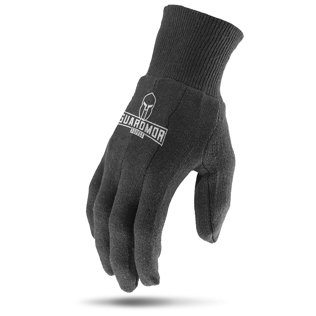 LIFT Safety Cotton Utility Work Gloves with Leather Palm – 12 Pack - MEM Supply Co.