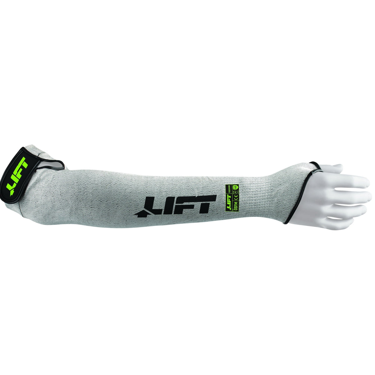 LIFT Safety FiberWire A5 Cut-Resistant Sleeves – 18" - MEM Supply Co.