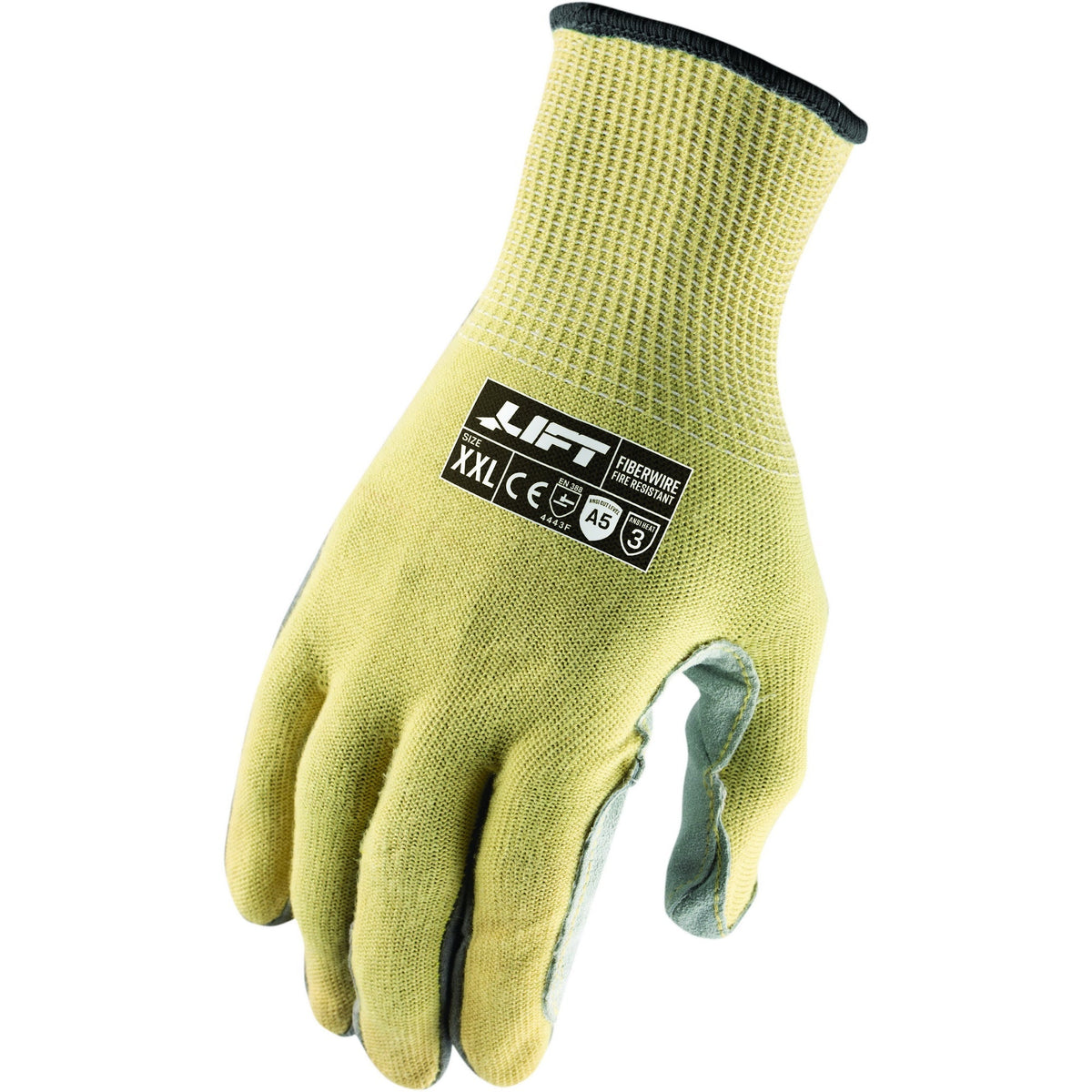 LIFT Safety FiberWire FR A5 Cut-Resistant Gloves – Leather Palm - MEM Supply Co.