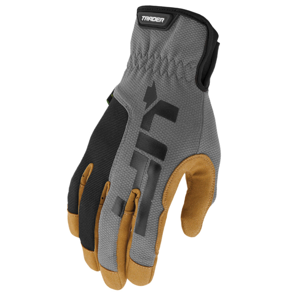 LIFT Safety TRADER Lightweight Touchscreen Work Gloves – Gray