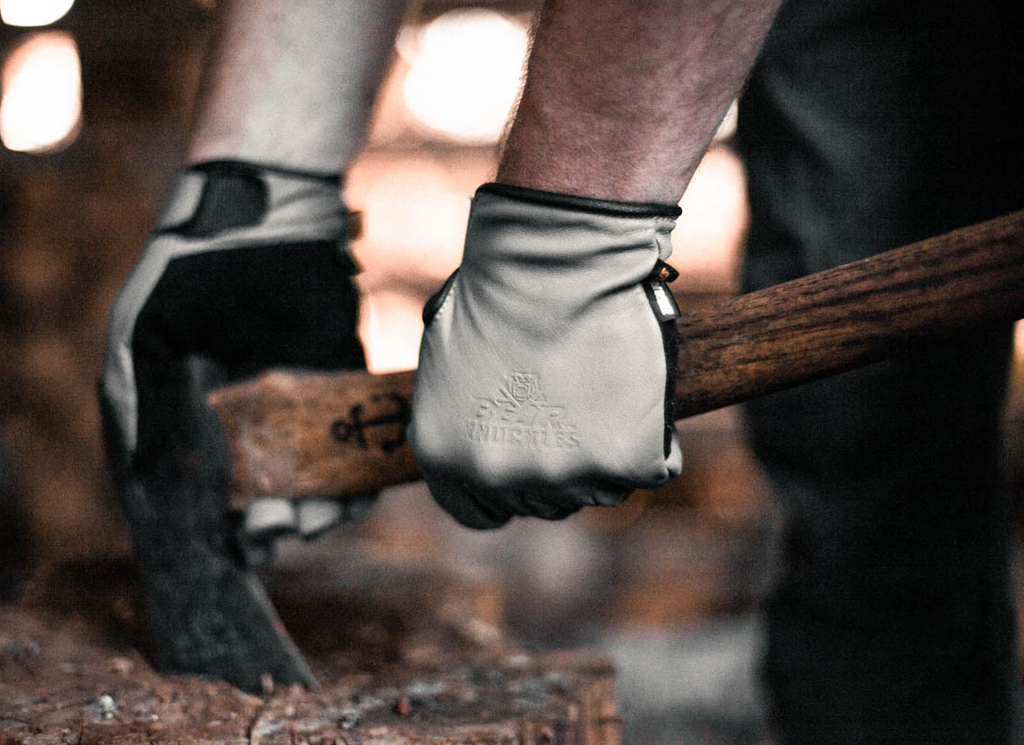 Bear Knuckles Rowdy Goatskin Mechanics Gloves - M283
