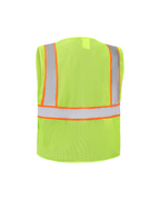 Kiwi Class 2 Contrast-Trim Hi-Vis Safety Vest