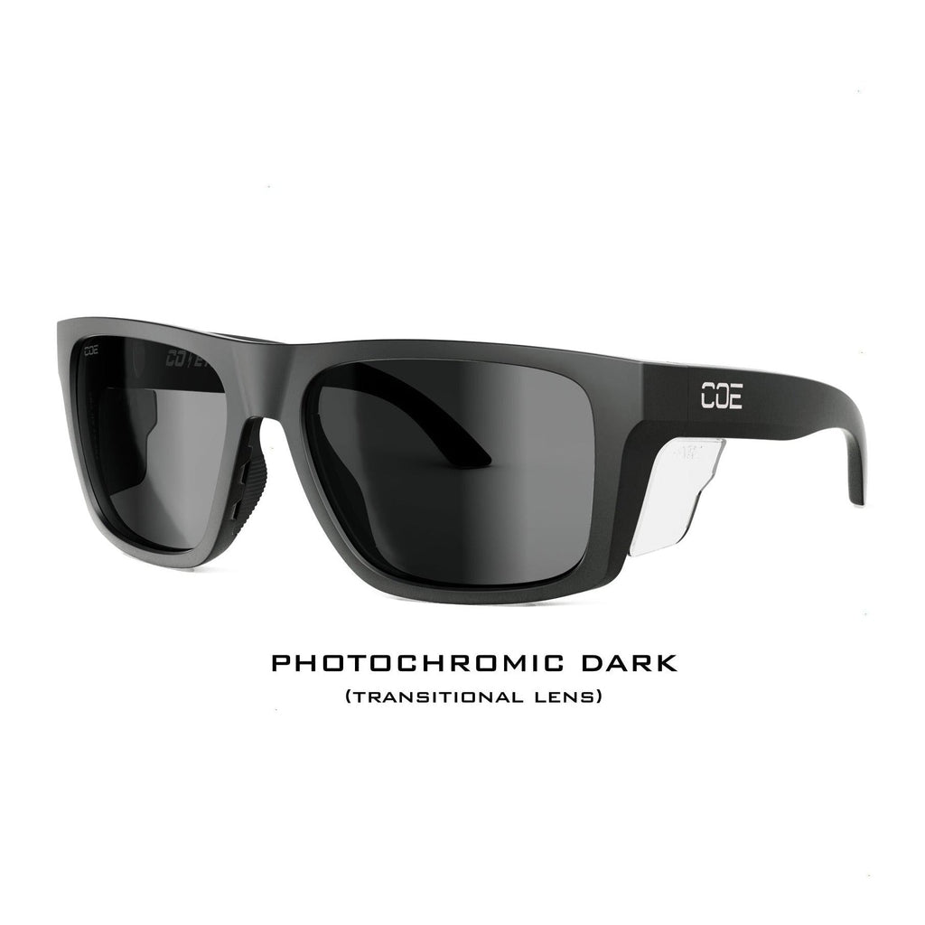 CO Eyewear Outrigger Z87+ Safety Glasses - Matte Black