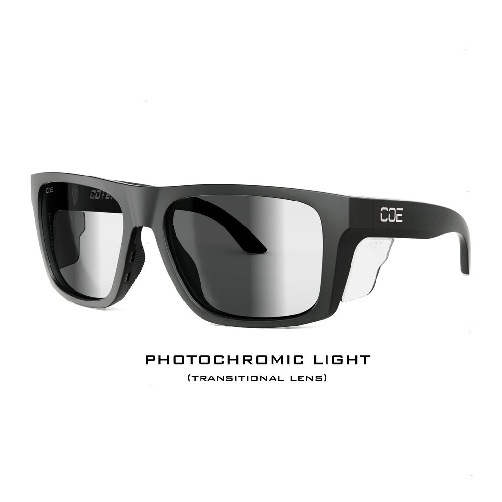 CO Eyewear Outrigger Z87+ Safety Glasses - Matte Black