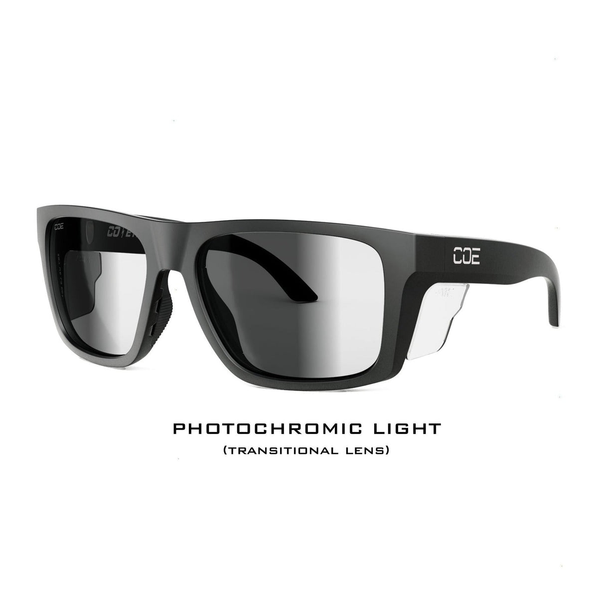 CO Eyewear Outrigger Z87+ Safety Glasses - Matte Black
