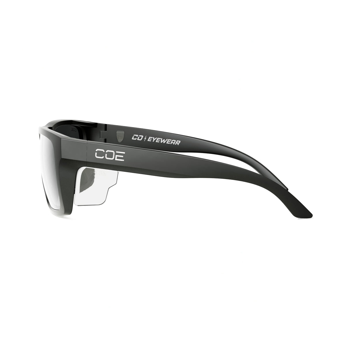 CO Eyewear Outrigger Z87+ Photochromic Safety Glasses - Matte Black