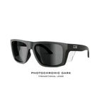 CO Eyewear Outrigger Z87+ Photochromic Safety Glasses - Matte Black