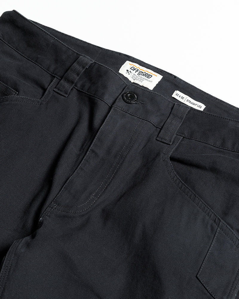 Off The Grid Hardened Double Knee Work Pants – Black
