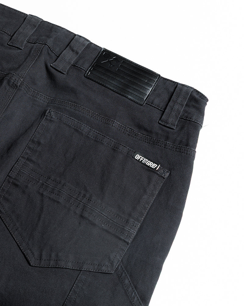 Off The Grid Hardened Double Knee Work Pants – Black