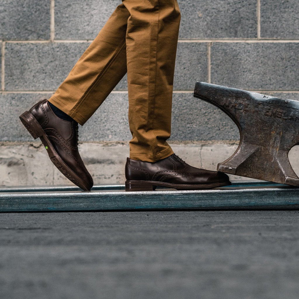 Proxon Pilot Steel Toe Oxford Work Shoe – Brown