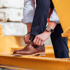 Proxon Pilot Steel Toe Oxford Work Shoe – Amber