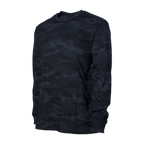 Independent Trading Co. Premium Black Camo Long-Sleeve T-Shirt