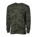 Independent Trading Co. Premium Forest Camo Long-Sleeve T-Shirt