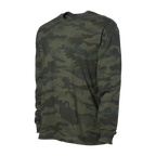 Independent Trading Co. Premium Forest Camo Long-Sleeve T-Shirt