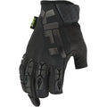 LIFT Safety FRAMED Semi-Fingerless Work Gloves – Black/Black