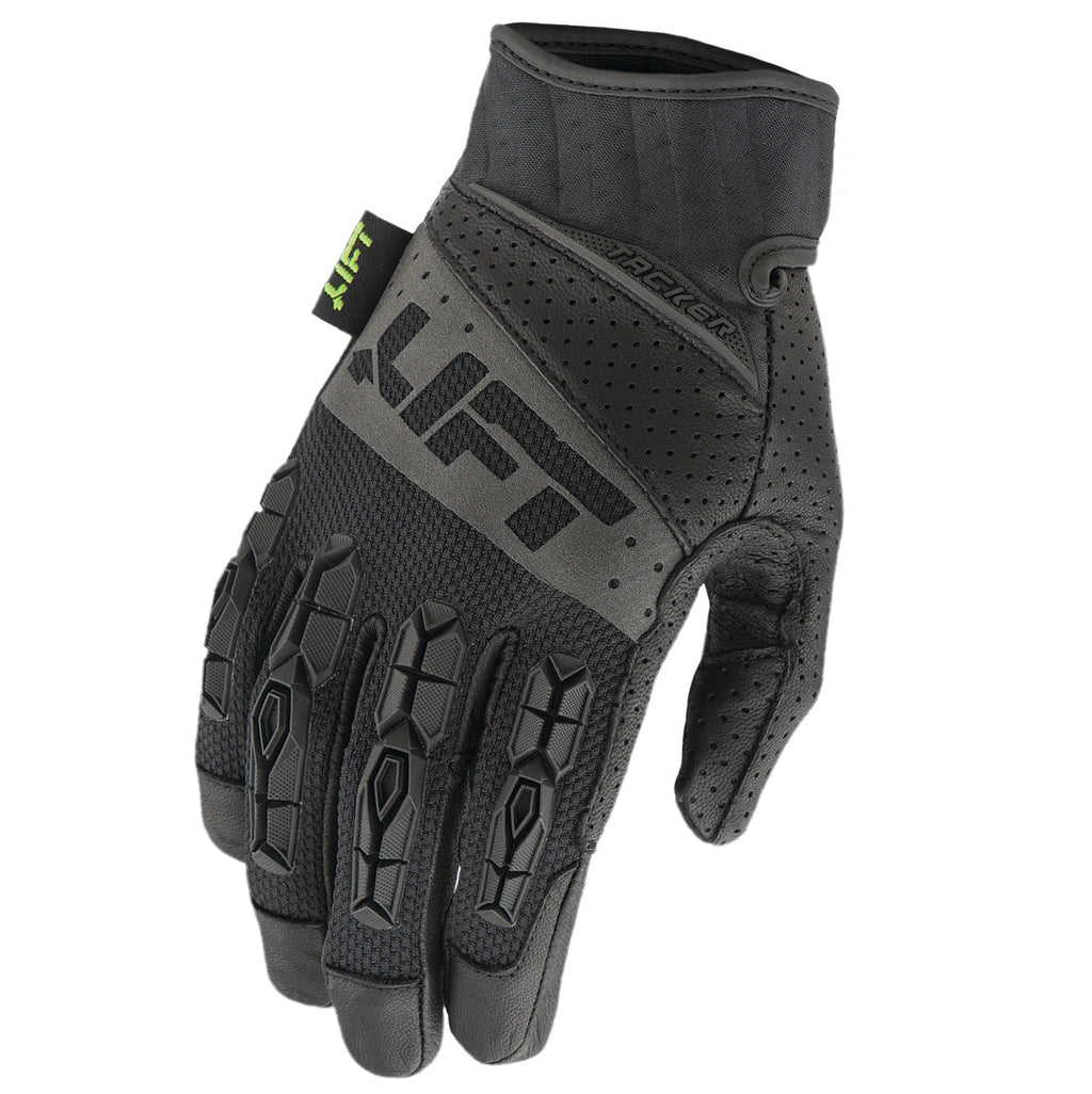 LIFT Safety TACKER Heavy-Duty Leather Work Gloves – Black/Black