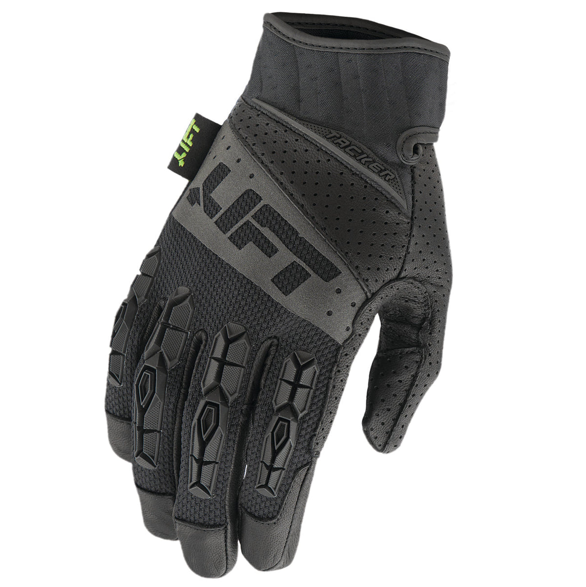 LIFT Safety TACKER Heavy-Duty Leather Work Gloves – Black/Black