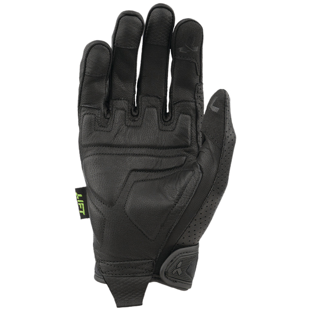 LIFT Safety TACKER Heavy-Duty Leather Work Gloves – Black/Black