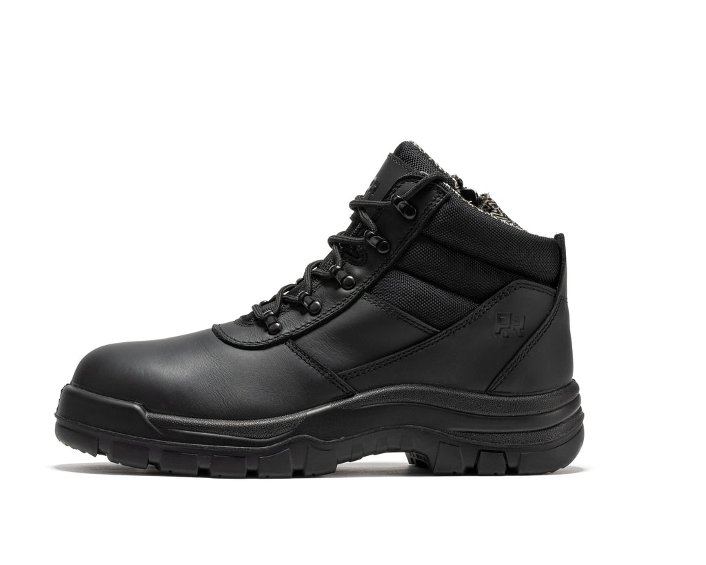 RockRooster Avalon 6" Side-Zip Composite Toe Work Boot – Black - MEM Supply Co.