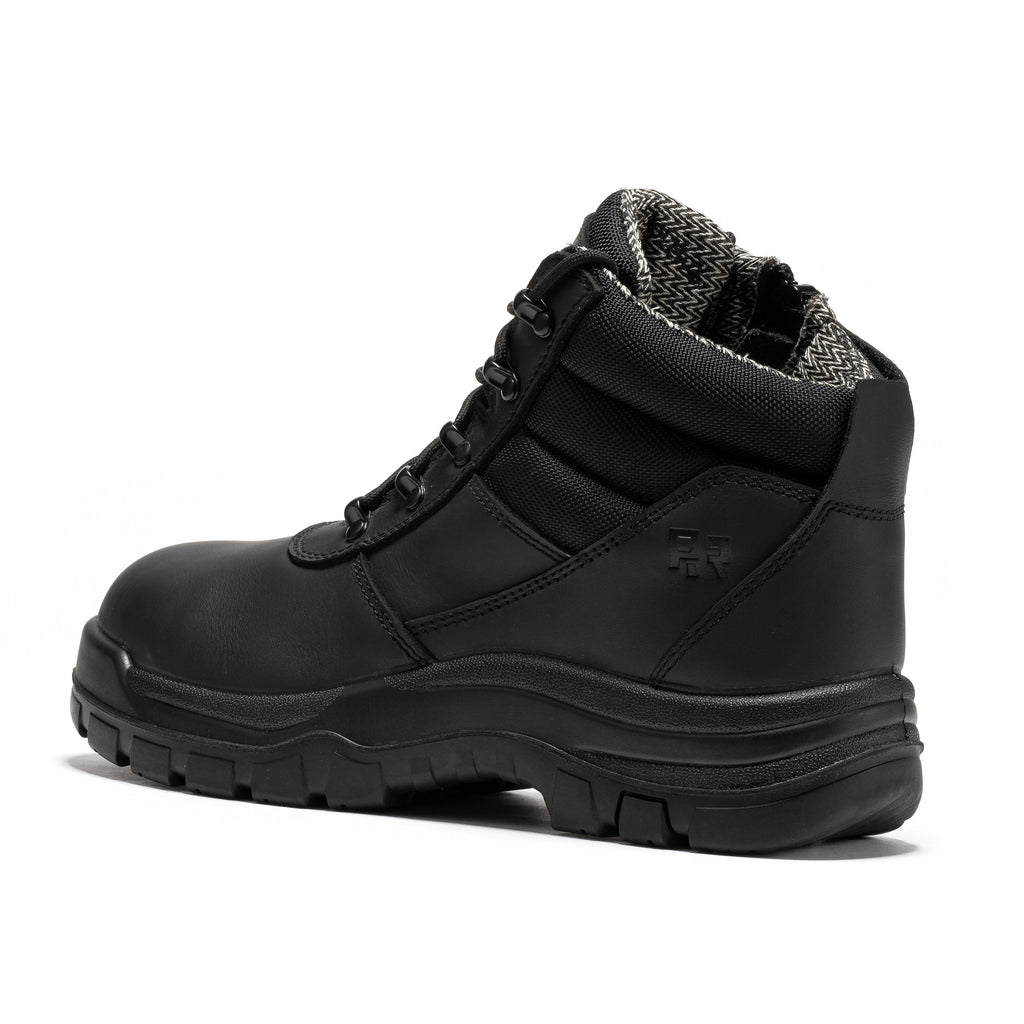 RockRooster Avalon 6" Side-Zip Composite Toe Work Boot – Black - MEM Supply Co.