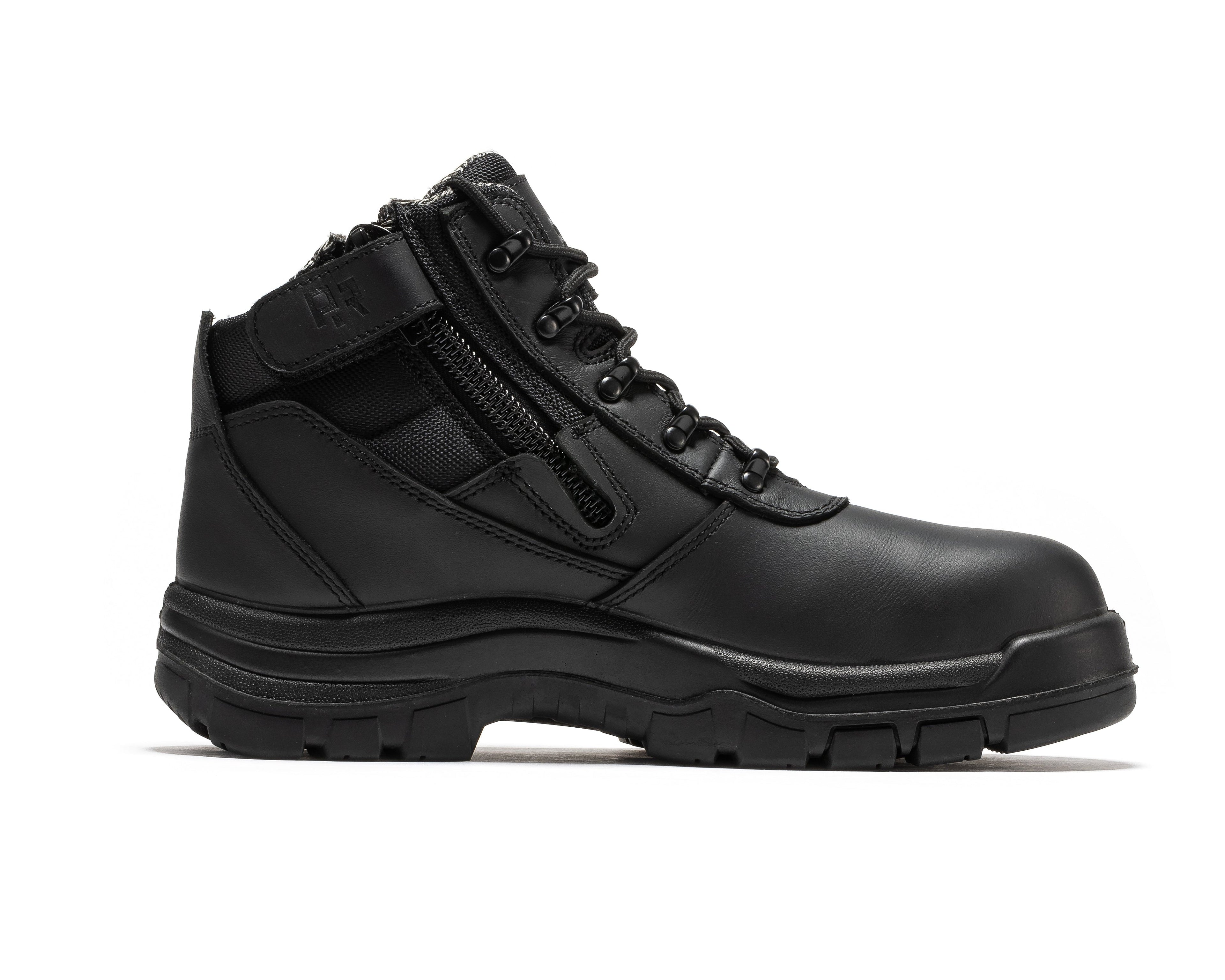 RockRooster Avalon 6" Side-Zip Composite Toe Work Boot – Black - MEM Supply Co.