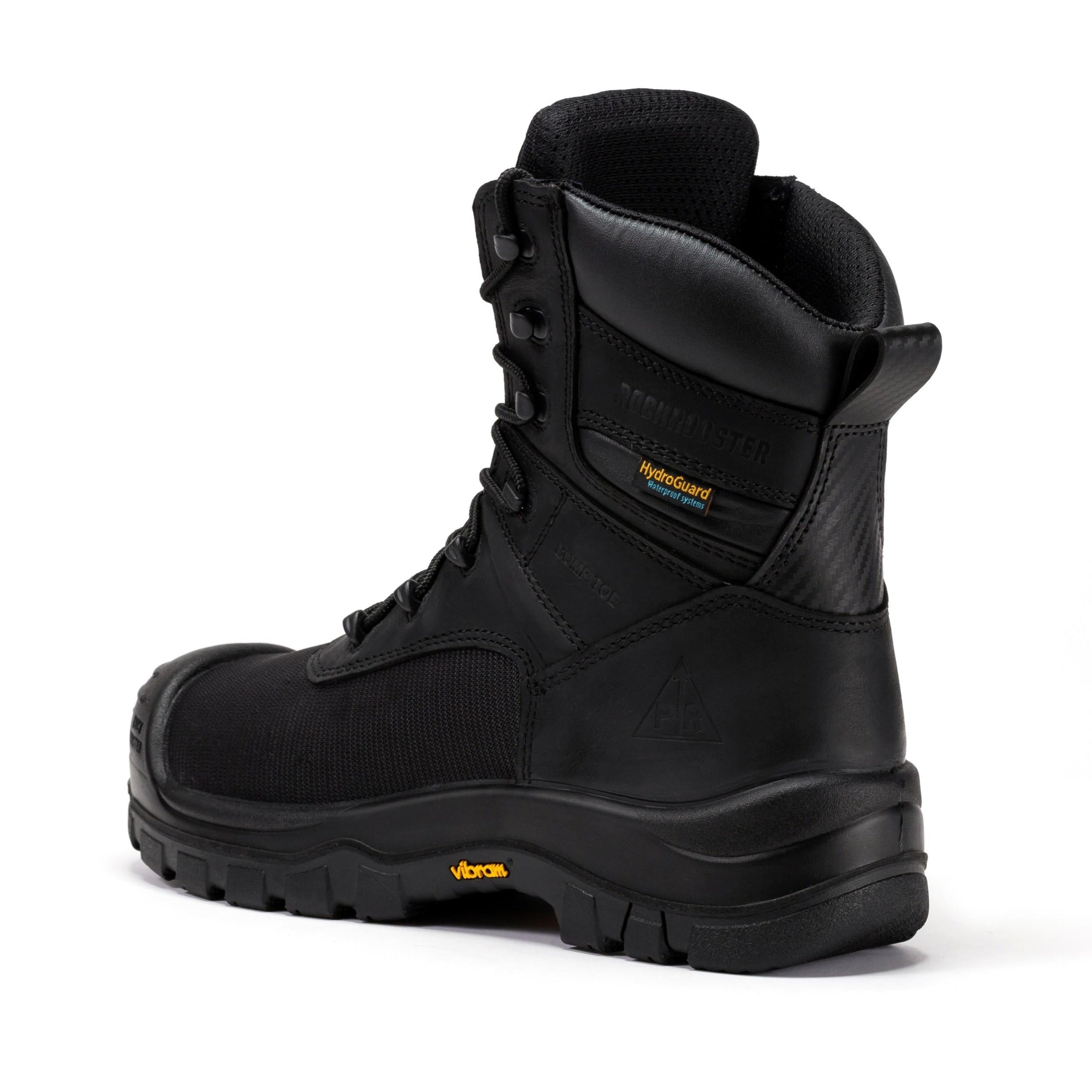 RockRooster Beaufort 8" Waterproof Composite Toe Work Boot – Black - MEM Supply Co.