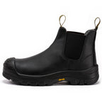 RockRooster Beaufort 6" Pull-On Composite Toe Work Boot – Black – Wide Fit