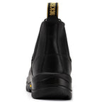 RockRooster Beaufort 6" Pull-On Composite Toe Work Boot – Black – Wide Fit