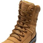 RockRooster Beaufort 8" Waterproof Composite Toe Work Boot – Brown – Wide Fit