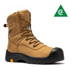 RockRooster Beaufort 8" Waterproof Composite Toe Work Boot – Brown – Wide Fit