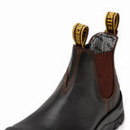 RockRooster Beaufort 6" Composite Toe Pull-On Work Boot – Dark Brown – Wide Fit