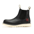 RockRooster Capitola 6" Wedge Work Boot – Black – Wide Fit