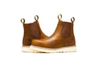 RockRooster Capitola 6" Wedge Work Boot – Brown – Wide Fit