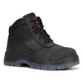 RockRooster Crisson 6" Side-Zip Steel Toe Work Boot – Black - MEM Supply Co.