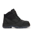 RockRooster Crisson 6" Side-Zip Steel Toe Work Boot – Black - MEM Supply Co.